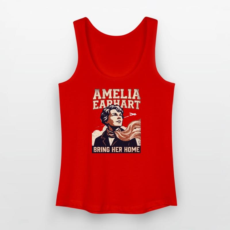 Amelia Earhart – Ramène-la à la maison Débardeur bio Femme