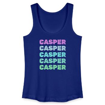 Casper as a name - Women’s Organic Tank Top - royal blue - Front