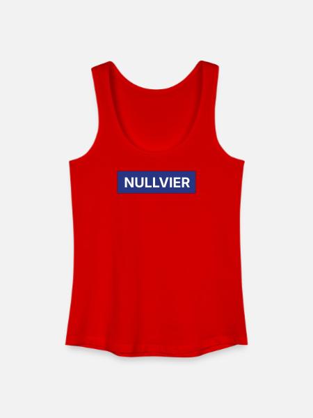 Nullvier Boxlogo - Frauen Bio Tank Top - Rot