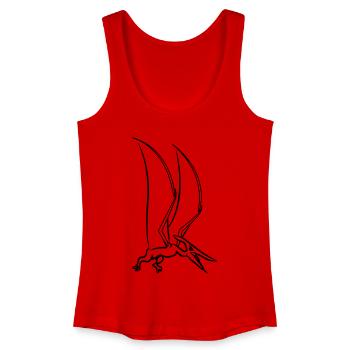Saurier Pteranodon flugsaurier - Frauen Bio Tank Top - Rot - Vorne