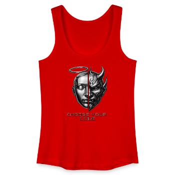 Code des Lichts und der Dunkelheit - Frauen Bio Tank Top - Rot - Vorne