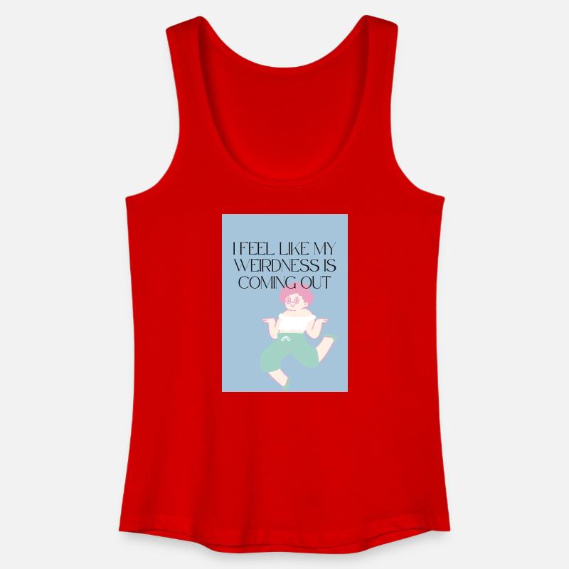 Felling Weird - Women’s Organic Tank Top - red