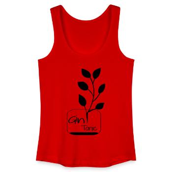 drink gintonic - Frauen Bio Tank Top - Rot - Vorne