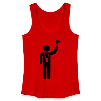 Reiseleiter - Frauen Bio Tank Top - Rot - Vorne