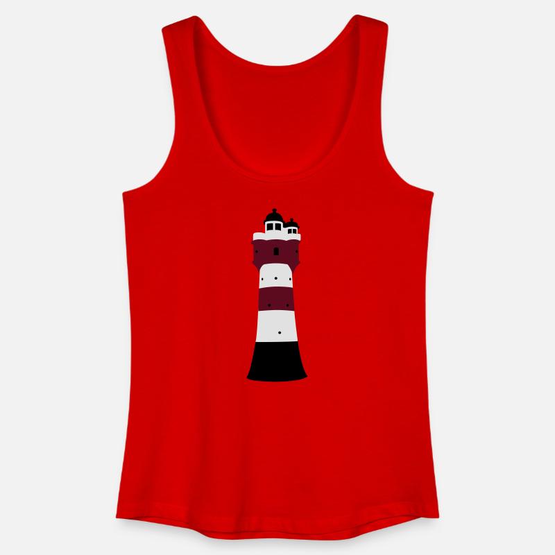 Lighthouse - Women’s Organic Tank Top - red