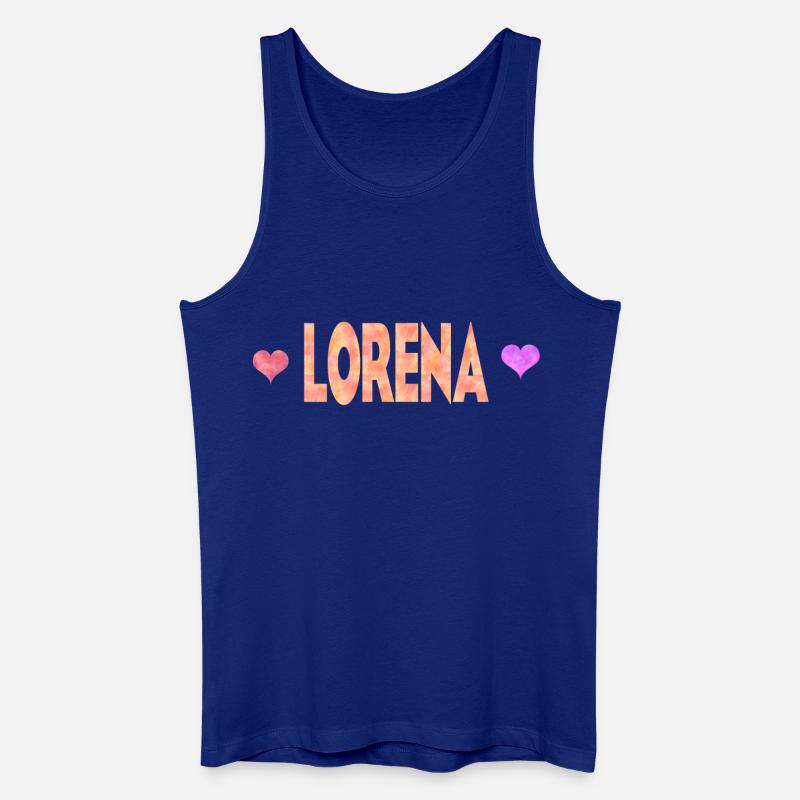 Lorena - Männer Bio Tank Top - Königsblau