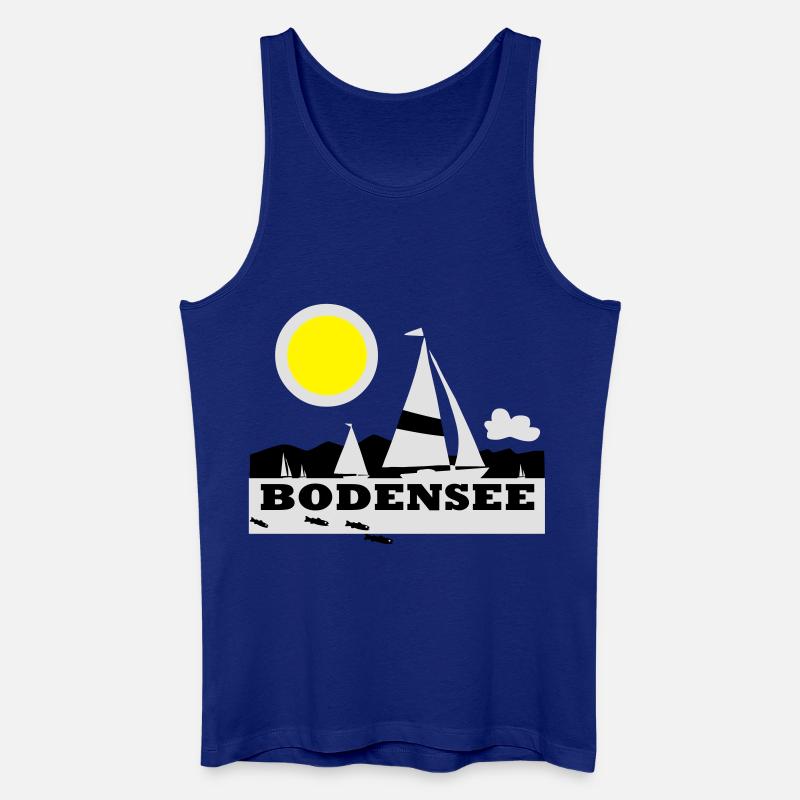 Bodensee Segeltraum - Männer Bio Tank Top - Königsblau