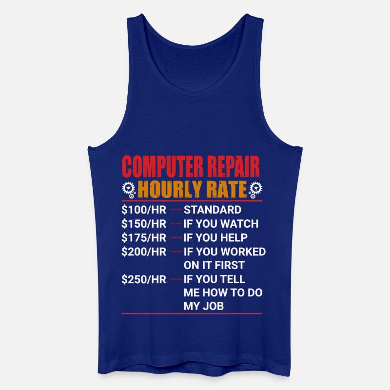 Computer - Männer Bio Tank Top - Königsblau