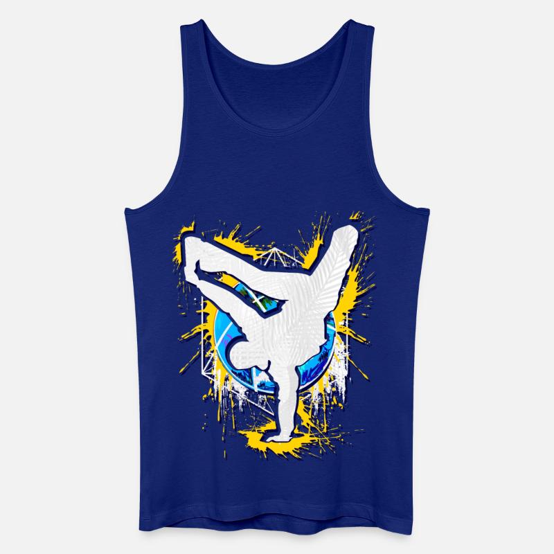 Breakdance - Breakdancer - Breakdancing - BBoy - Men’s Organic Tank Top - royal blue