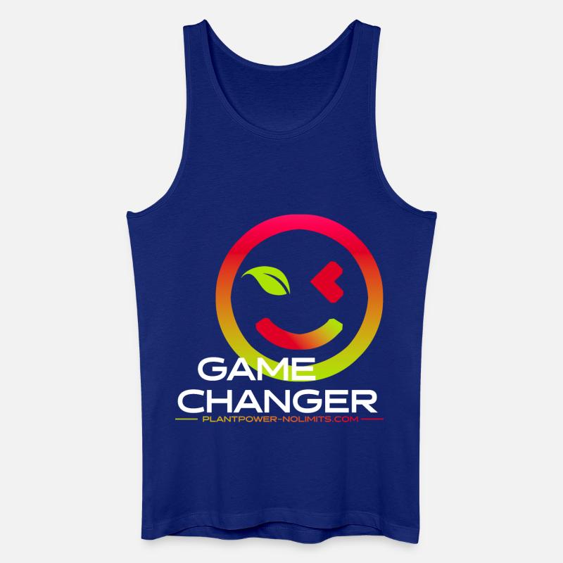 GAME CHANGER | Plant Power - No Limits - Männer Bio Tank Top - Königsblau