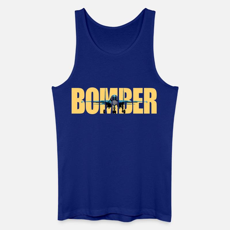 Bomber Su-34 - Männer Bio Tank Top - Königsblau