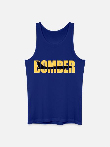 Bomber Tu-95 - Men’s Organic Tank Top - royal blue
