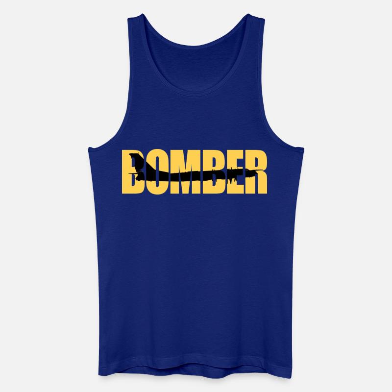 Bomber Tu-95 - Männer Bio Tank Top - Königsblau