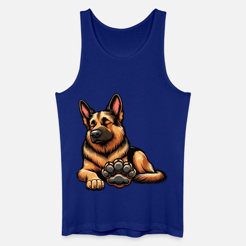 Deutscher Schäferhund Schäferhunde Schäferhunde - Männer Bio Tank Top - Königsblau