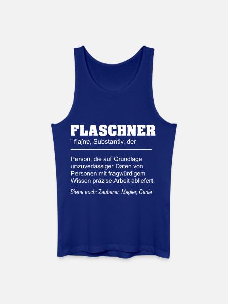 Flaschner lustige Definition - Männer Bio Tank Top - Königsblau