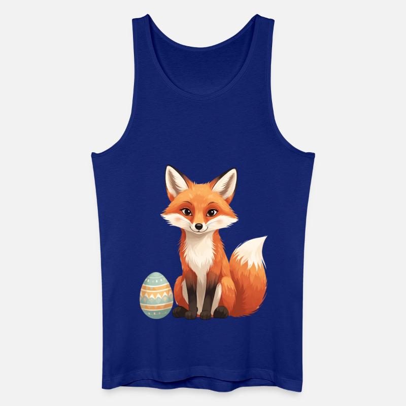 Osterfuchs mit weichem Stil - Männer Bio Tank Top - Königsblau