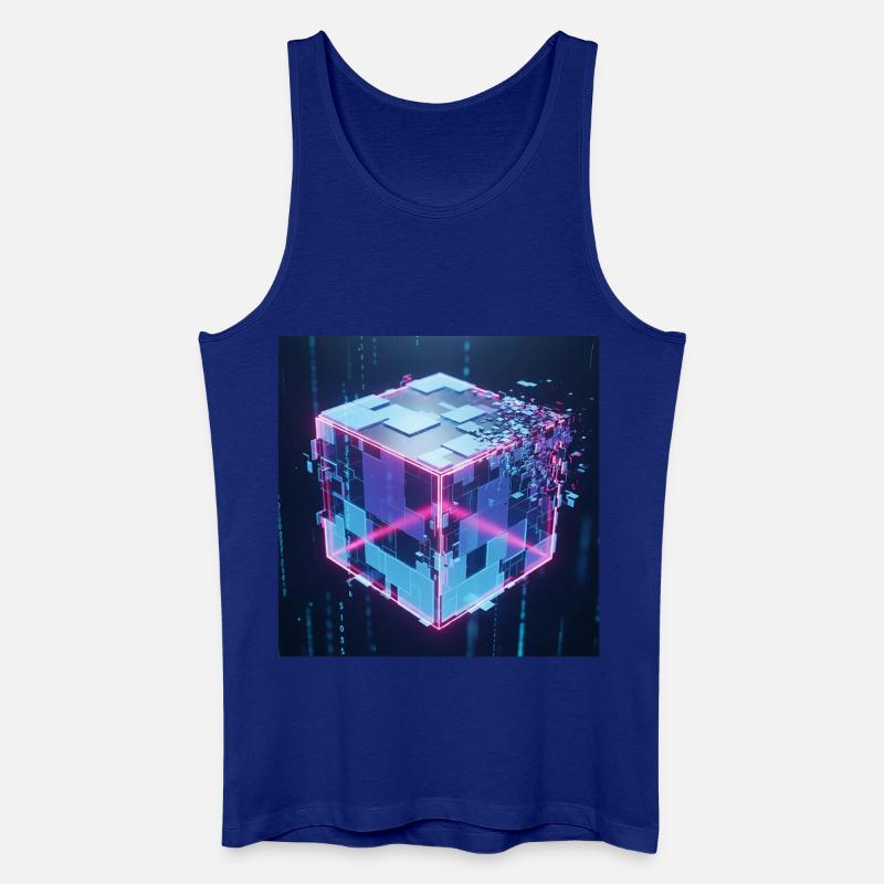 Digital Cube Technology Digital Cube Tech - Men’s Organic Tank Top - royal blue