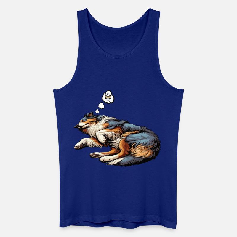 Australian Shepherd Aussie Aussiebesitzer Aussies - Männer Bio Tank Top - Königsblau