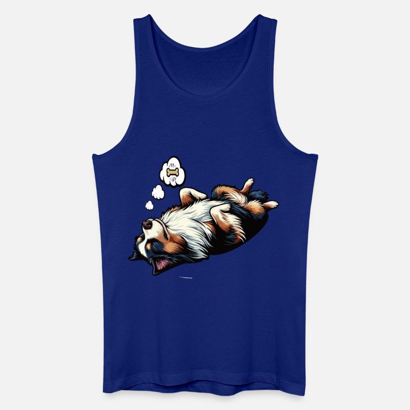 Australian Shepherd Aussie Aussiebesitzer Aussies - Männer Bio Tank Top - Königsblau