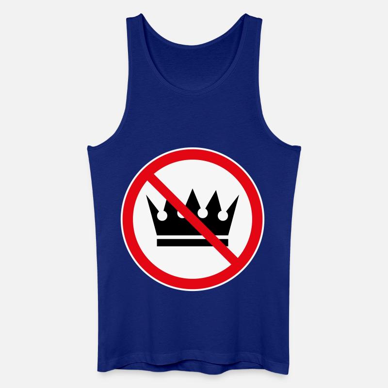 Keine Könige! (Protest-Design / 3C) - Männer Bio Tank Top - Königsblau