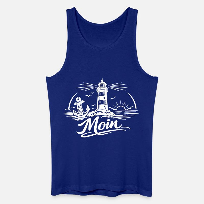 Moin - Männer Bio Tank Top - Königsblau