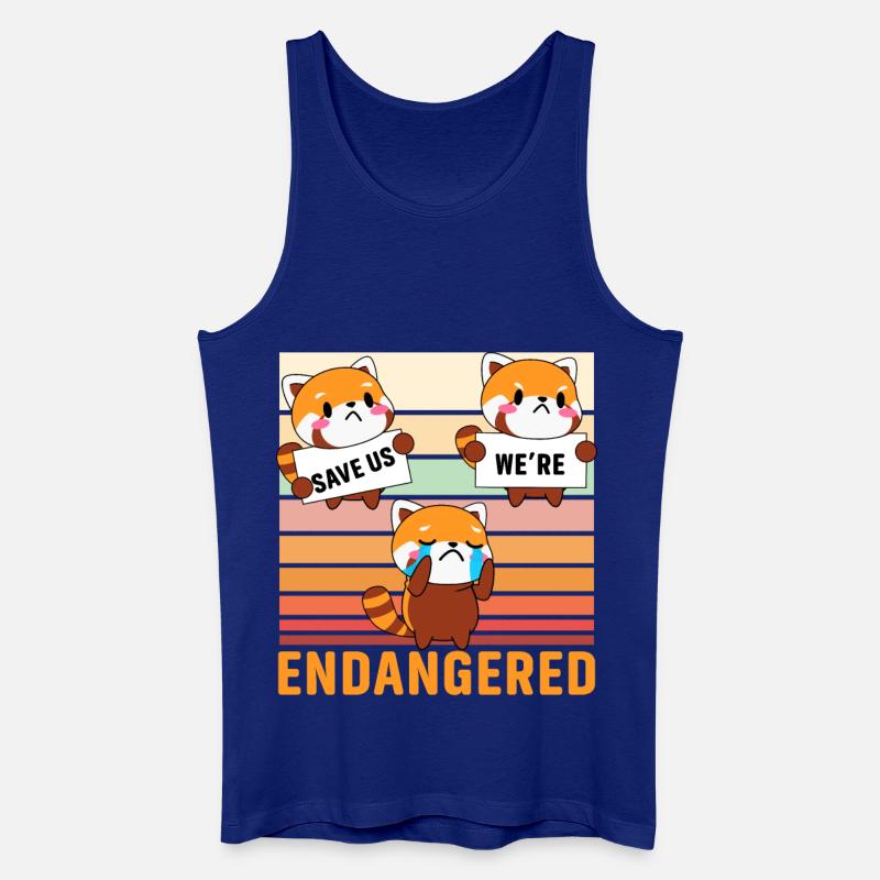 Save us we're Endangered - Männer Bio Tank Top - Königsblau