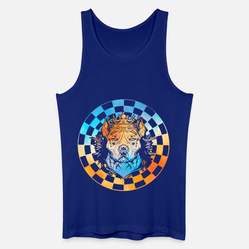 Pitbull - Männer Bio Tank Top - Königsblau