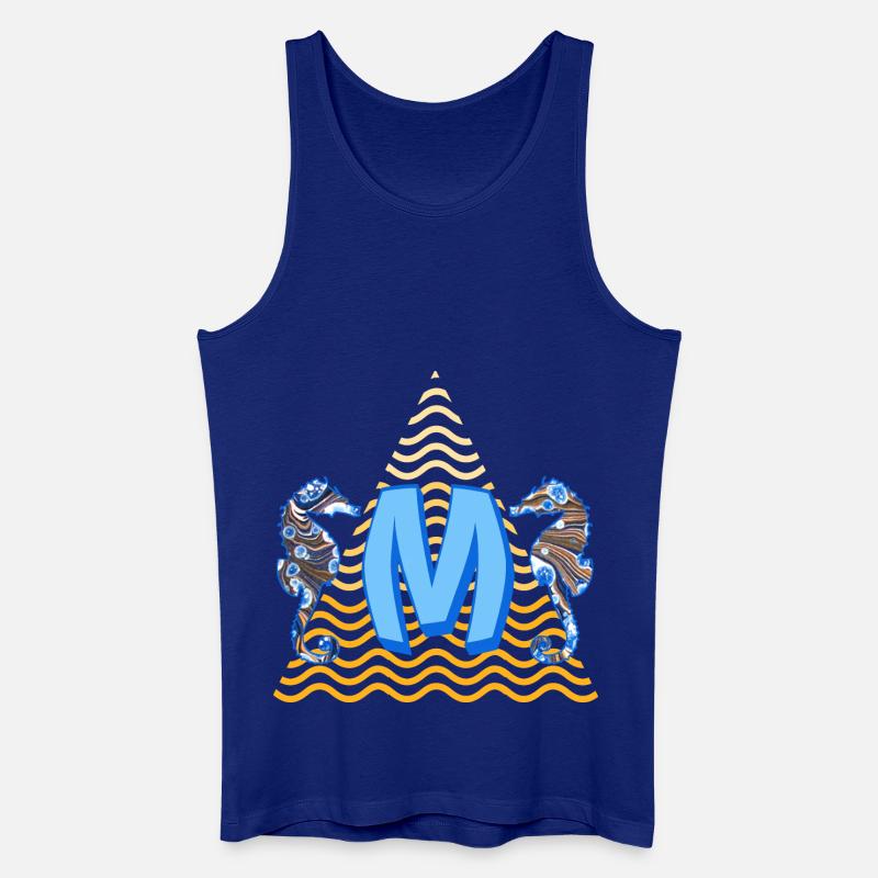 seepferdchen e 262 m - Männer Bio Tank Top - Königsblau