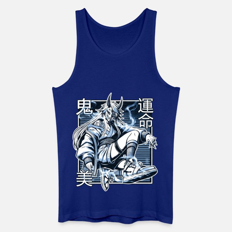 Blauer Kunoichi-Dämon - Männer Bio Tank Top - Königsblau