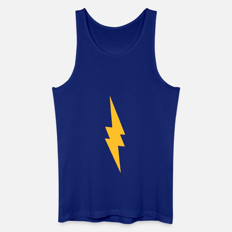 thunderbolt-logo - Männer Bio Tank Top - Königsblau