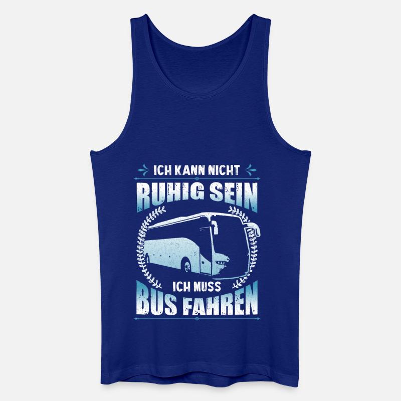 Busfahrer Geschenkideen ich kann - Männer Bio Tank Top - Königsblau