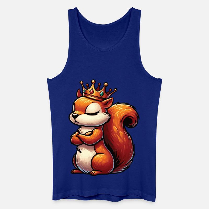 Eichhörnchen Eichhorn Eichhörnchenliebhaber Nager - Männer Bio Tank Top - Königsblau
