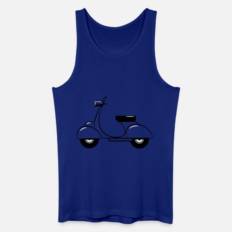 motorroller - Männer Bio Tank Top - Königsblau