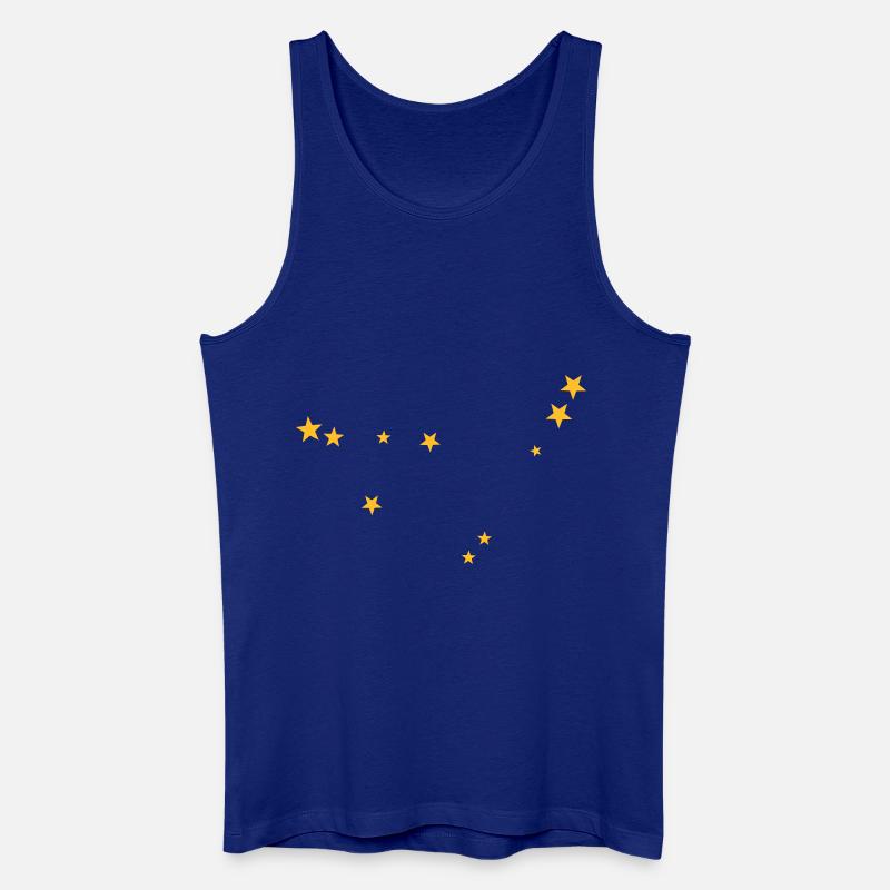 Steinbock Sternbild - Männer Bio Tank Top - Königsblau
