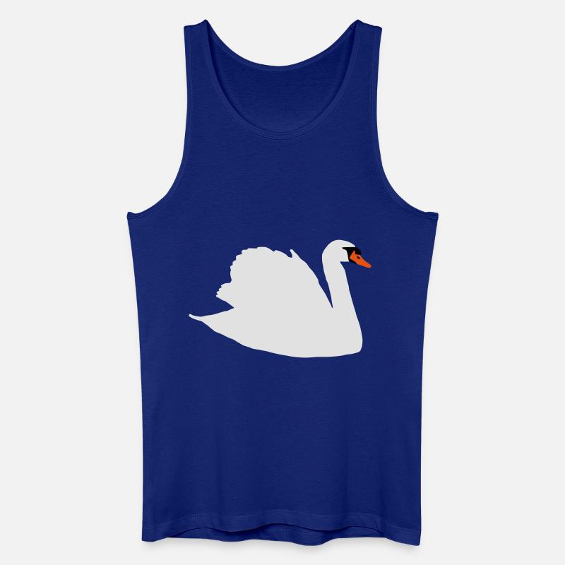 schwan - Männer Bio Tank Top - Königsblau