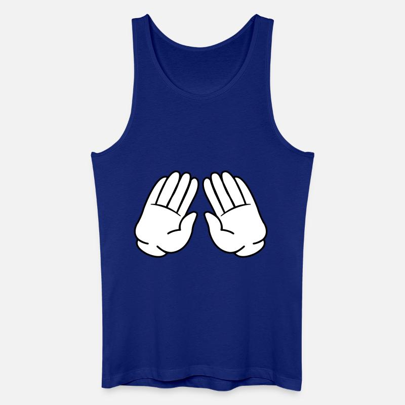 comic hände 02 - Männer Bio Tank Top - Königsblau