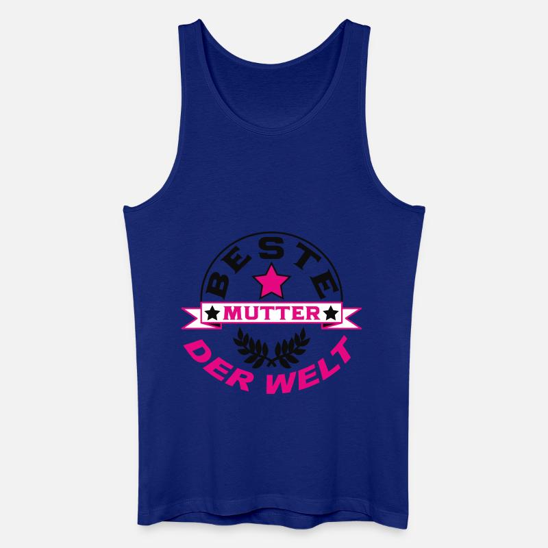 BESTE MUTTER DER WELT - Männer Bio Tank Top - Königsblau