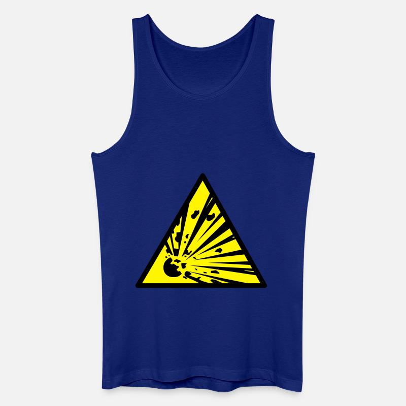 explosiv - Männer Bio Tank Top - Königsblau