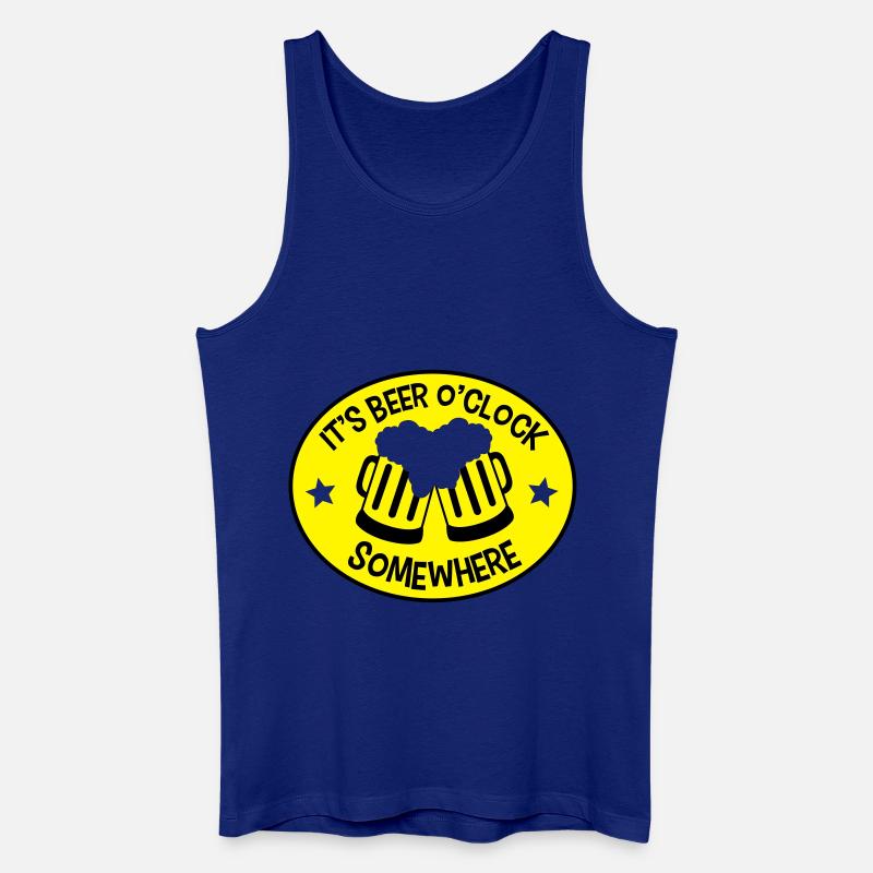 It's Beer o'Clock Somewhere - Männer Bio Tank Top - Königsblau