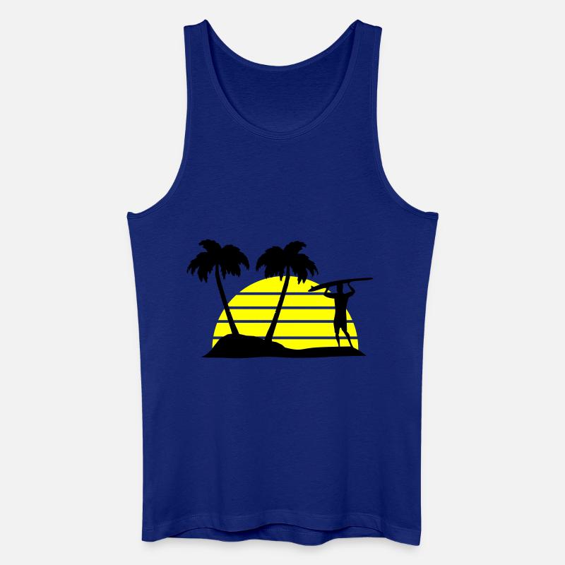 surfing - Männer Bio Tank Top - Königsblau