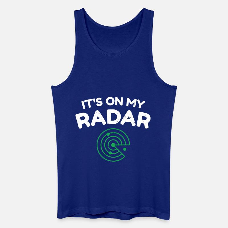 It's on my radar - Männer Bio Tank Top - Königsblau