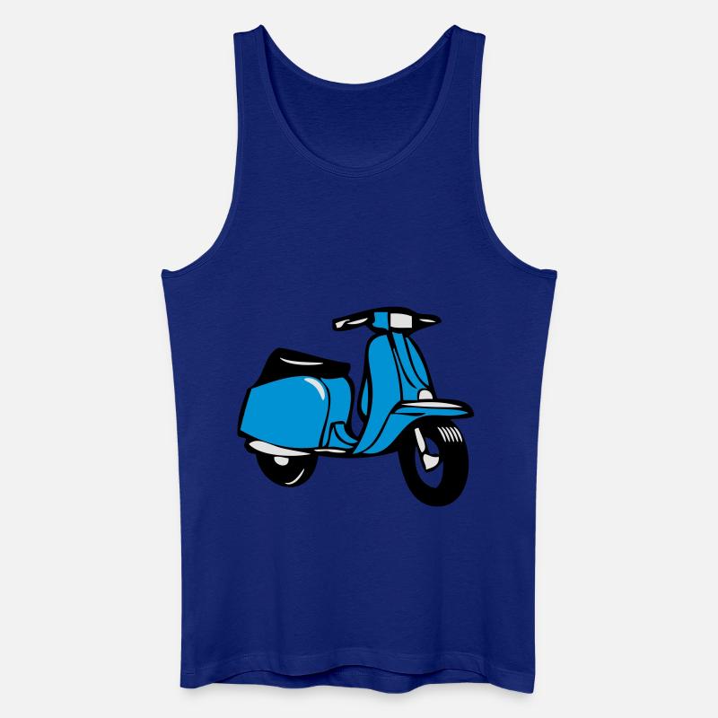 motorroller cool - Männer Bio Tank Top - Königsblau