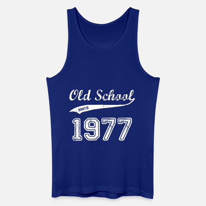 1977 - Männer Bio Tank Top - Königsblau
