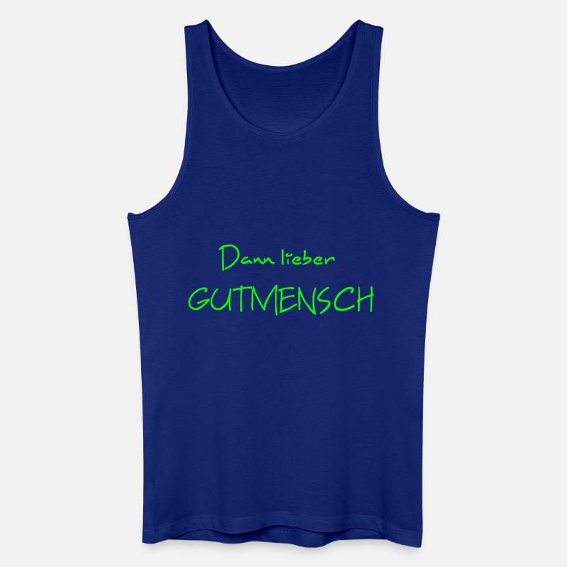 gutmensch - Männer Bio Tank Top - Königsblau