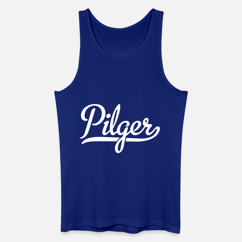 Pilger - Männer Bio Tank Top - Königsblau