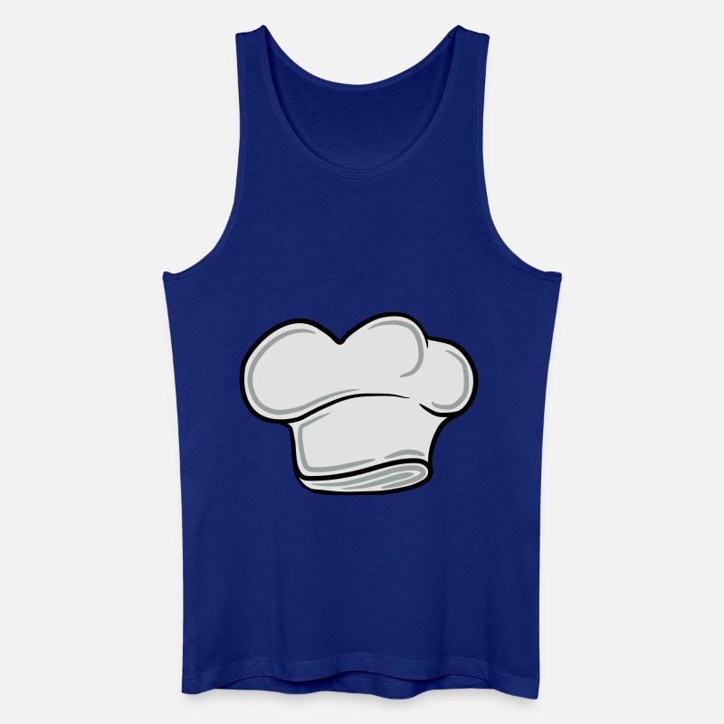 Chefkoch Lustig Smiley Mustache Bart - Männer Bio Tank Top - Königsblau