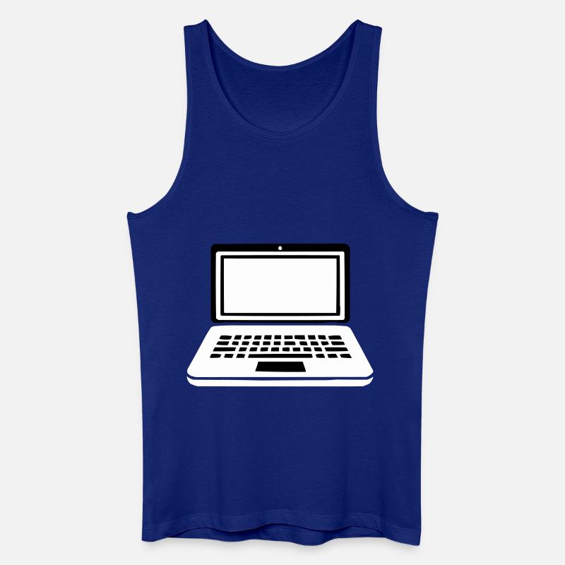 laptop - Männer Bio Tank Top - Königsblau