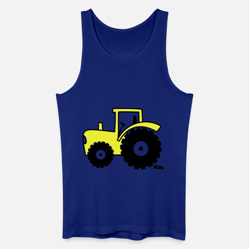 Traktor (c) - Männer Bio Tank Top - Königsblau
