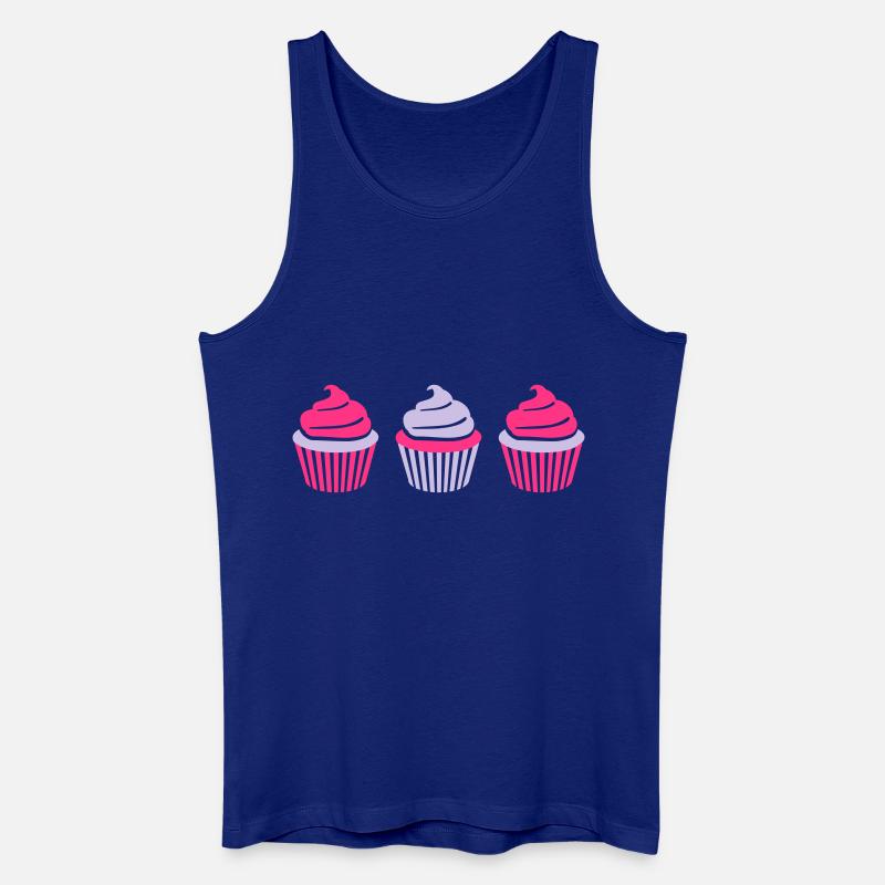 Cupcake - Männer Bio Tank Top - Königsblau
