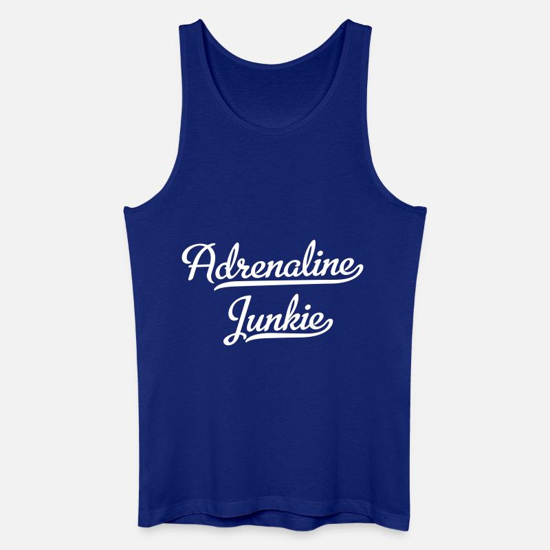 Adrenalin Junkie - Männer Bio Tank Top - Königsblau